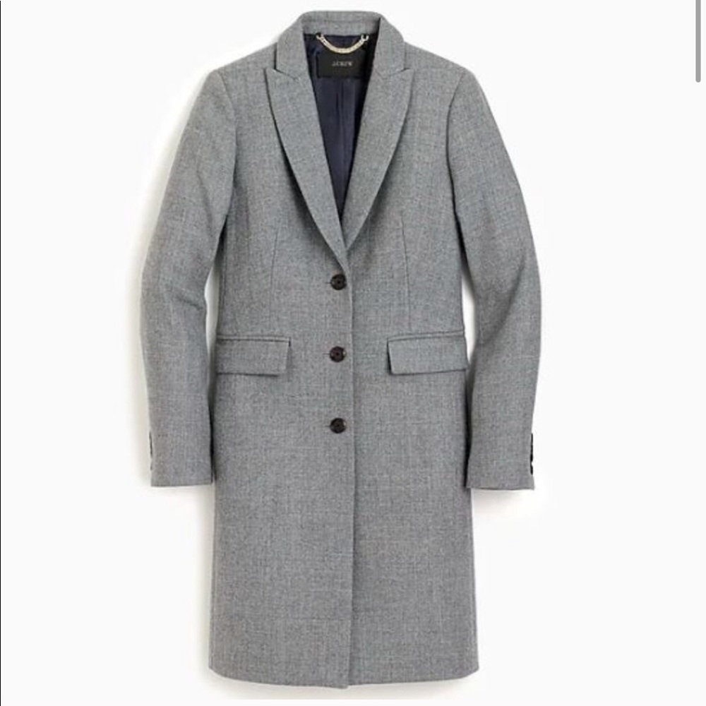 J Crew Parke Topcoat size petite 4